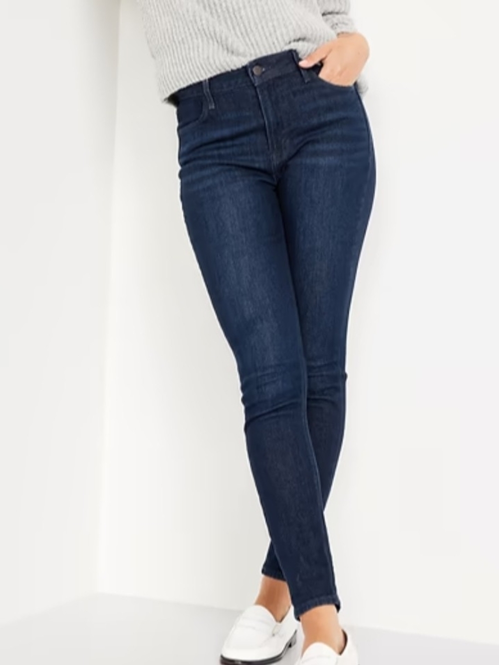 Dark Wash High-Rise Wow Super Skinny Jeans -Old  Navy 16